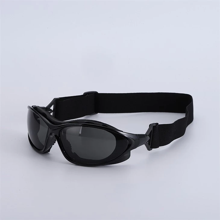 Foam Padded Safety Glasses With Elastic Strap Dual Wear Goggle Style