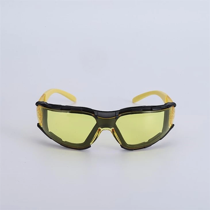 Foam Padded Safety Glasses Multi Color TPE Temple Sealed