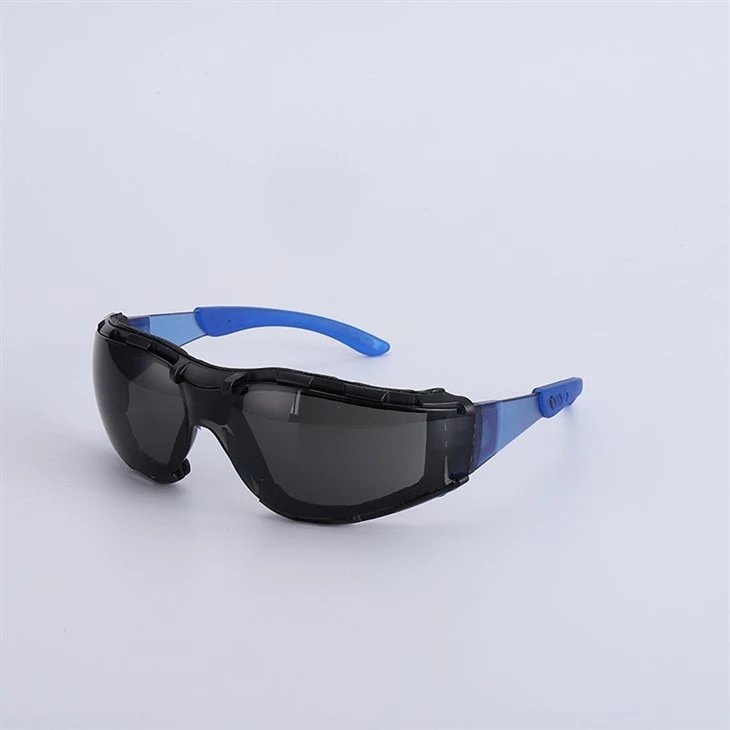 Foam Sealed Dual Wear Safety Glasses Interchangeable Temple And Strap