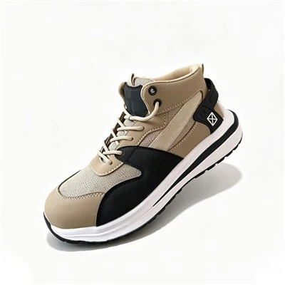 Casual Work Sneakers With Breathable Mesh And Heel Support Strap