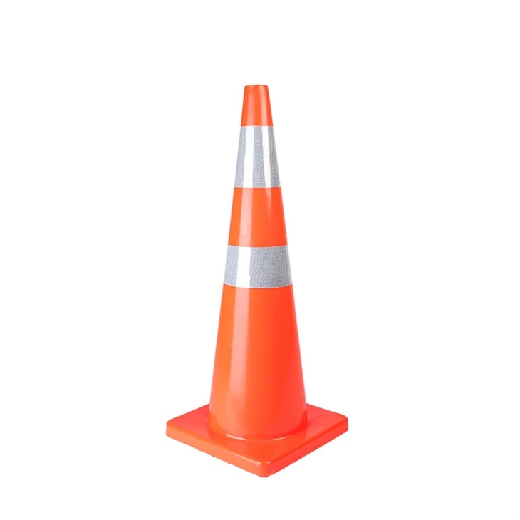 Flexible PVC Road Safety Cone With Reflective